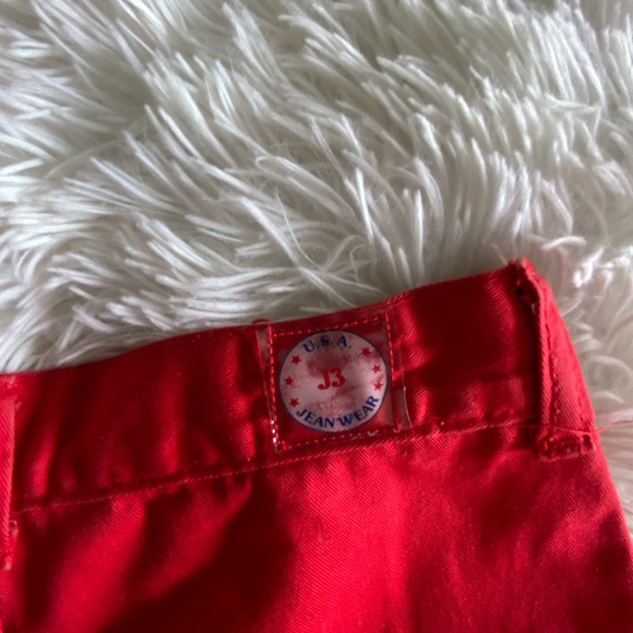 J3 USA Jeans Red with cross ties on side - Picture 6 of 7